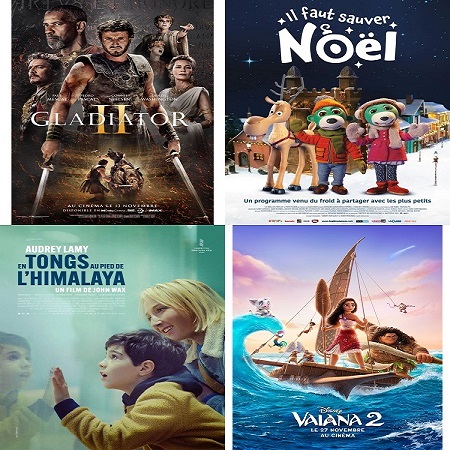 Projection cinéma du lundi 30 décembre 2024